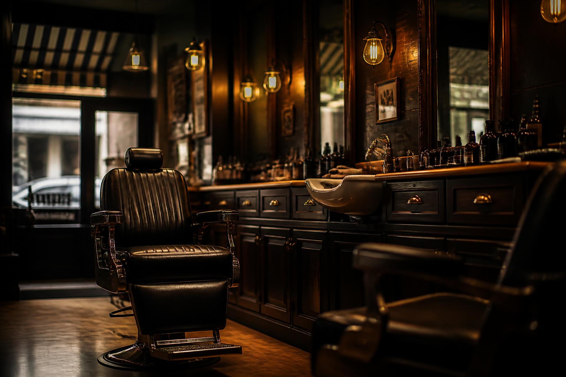Ambiente da Barbearia do Bob
